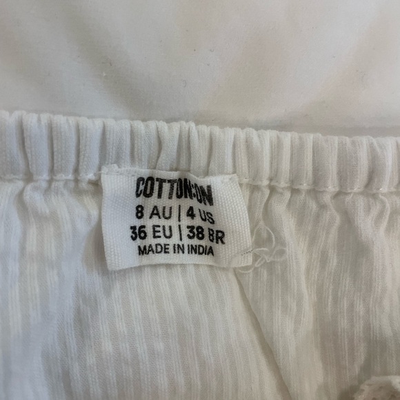 Cotton On Halter Top Size 4 White - Picture 9 of 9